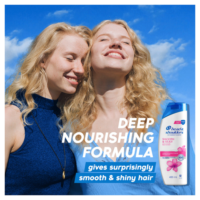 Head & Shoulders Smooth & Silky Anti Dandruff Shampoo for Smooth & Silky Hair 400 ml