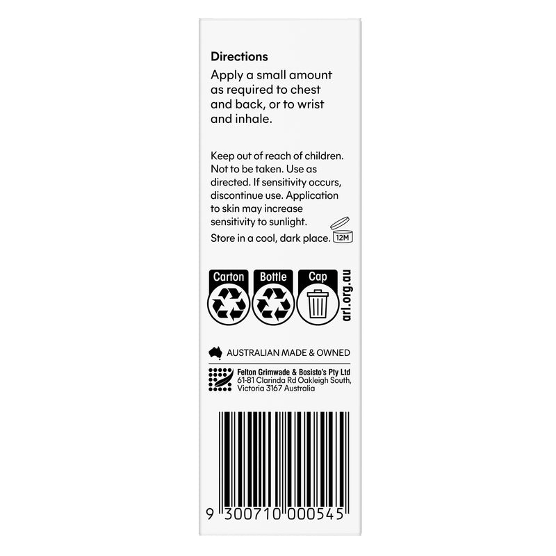 Bosisto's Native Breathe Roll On 10mL