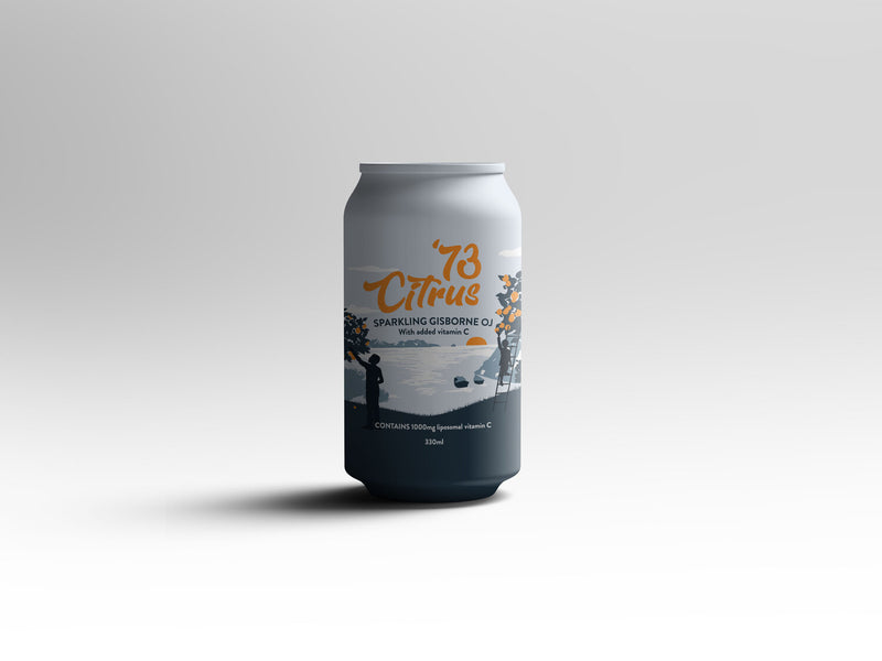 73 Citrus Sparkling Gisborne OJ 330ml