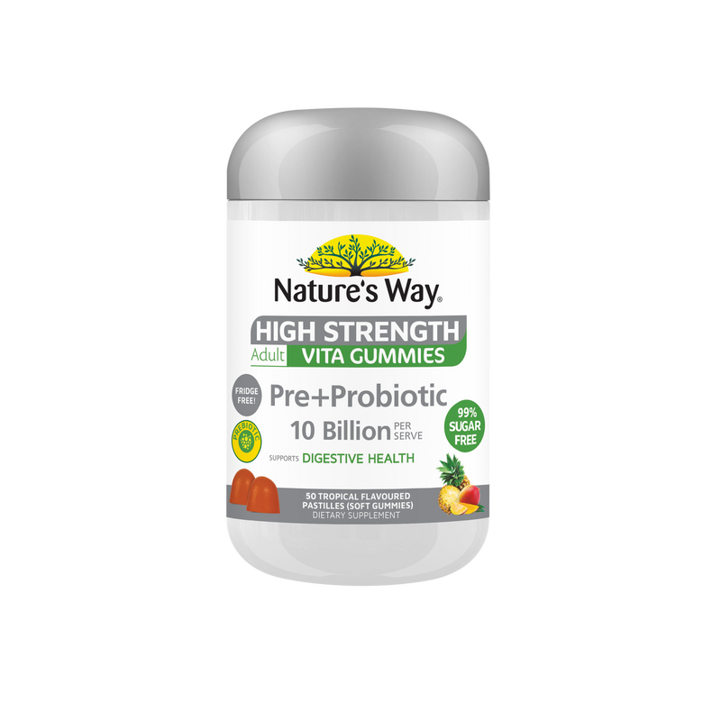 Nature's Way High Strength Adult Vita Gummies Pre + Probiotic 50s