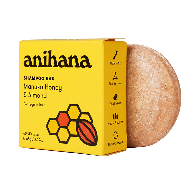 Anihana Shampoo Bar Manuka Honey & Almond 65g