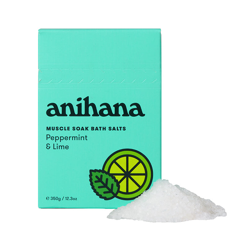 Anihana Bath Salts Lime & Peppermint 350g