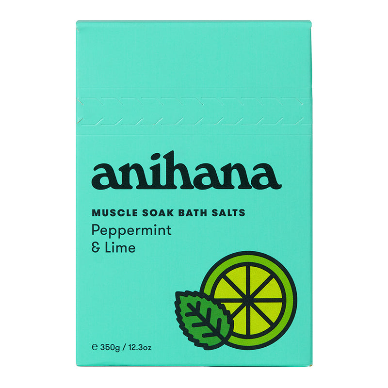 Anihana Bath Salts Lime & Peppermint 350g