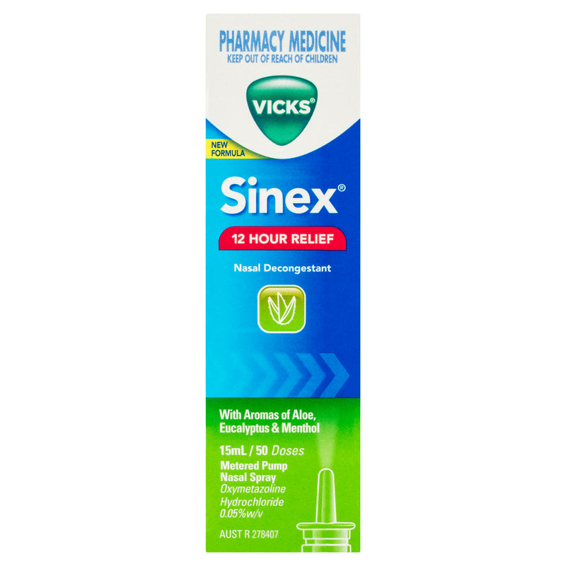 Vicks Sinex Nasal Decongestant Nasal Spray 15mL