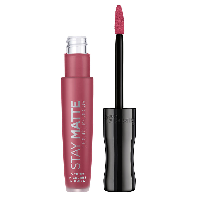 Rimmel London Stay Matte Liquid Lip Colour, Rose & Shine, 5.5ml