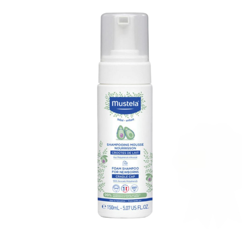 Mustela Newborn Foam Shampoo For Cradle Cap Prevention 150ml