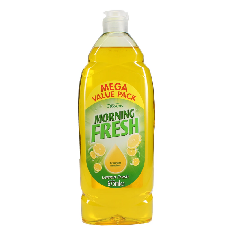 Cussons Morning Fresh Dishwashing Liquid Lemon Fresh 675ml