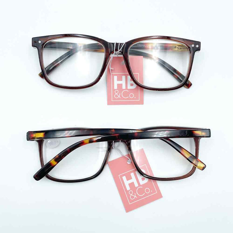 HB Co Reading Glasses 0.5 Brown and Tortoiseshell