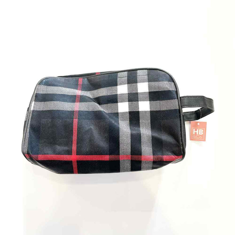 HB&Co Toilet Bag Tartan Assorted