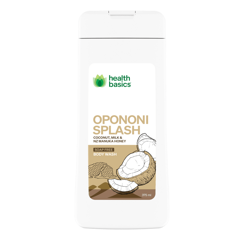 Health Basics Opononi Splash Coconut Body Wash 375ml