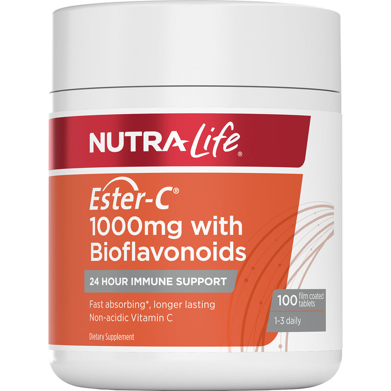 Nutra-life Ester C 1000mg + Bioflavonoids 100 Tablets