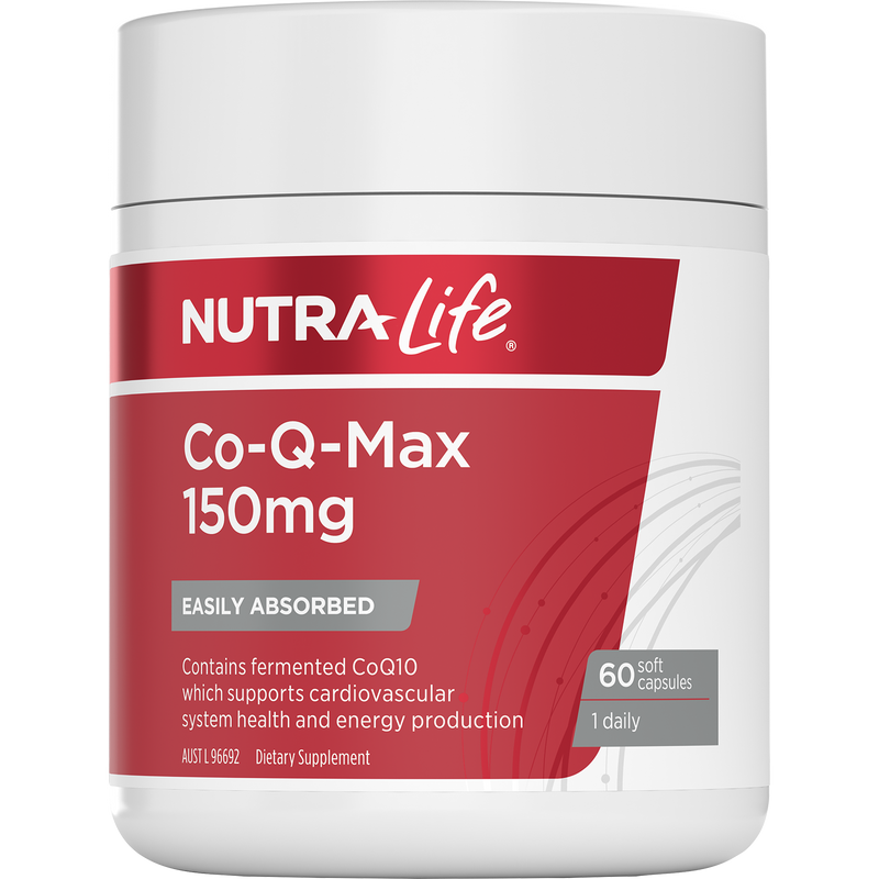 Nutra-Life Co-Q-Max 150mg 60 Capsules