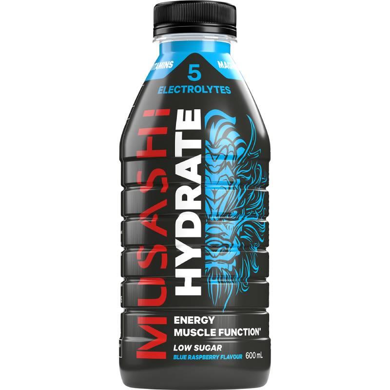 Musashi Hydrate Blue Raspberry 600ml