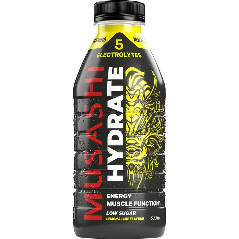 Musashi Hydrate Lemon Lime 600ml