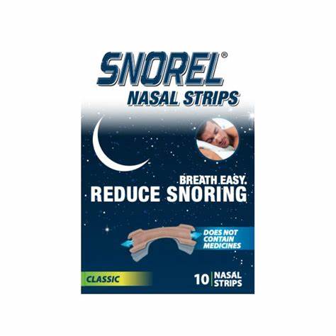 Snorel Snoring Relief Strips 10pk