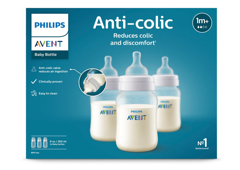 Philips Avent Anti-colic Bottle 260ml 3pk