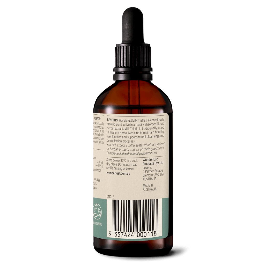 Wanderlust Milk Thistle Drops 90ml