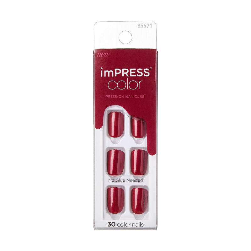 KISS ImPress Nails Red Velvet