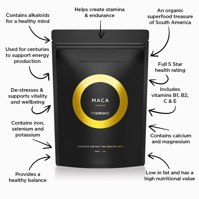 Tropeaka Organic Maca Powder 200g