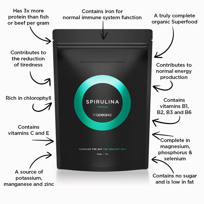 Tropeaka Organic Spirulina Powder 200g