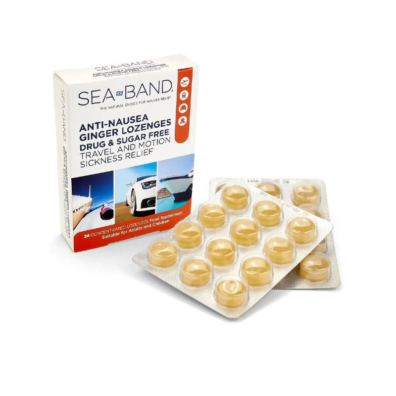 SEA BAND Travel Ginger Lozenge 24pk