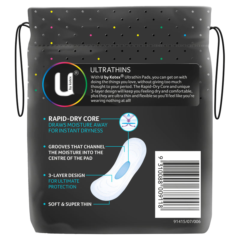 U by Kotex Regular Ultrathins 14 Pack