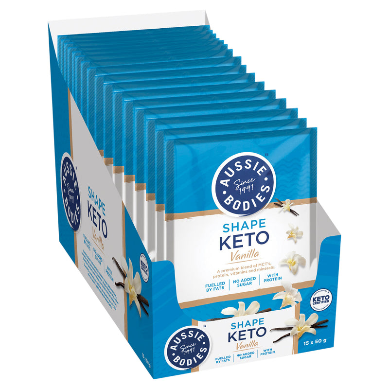 Aussie Bodies Keto Powder Vanilla Powder 50g