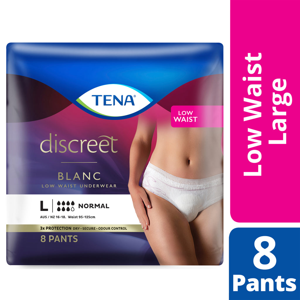 Buy Tena Pants Women Discreet Large 8 Pack Online at Chemist