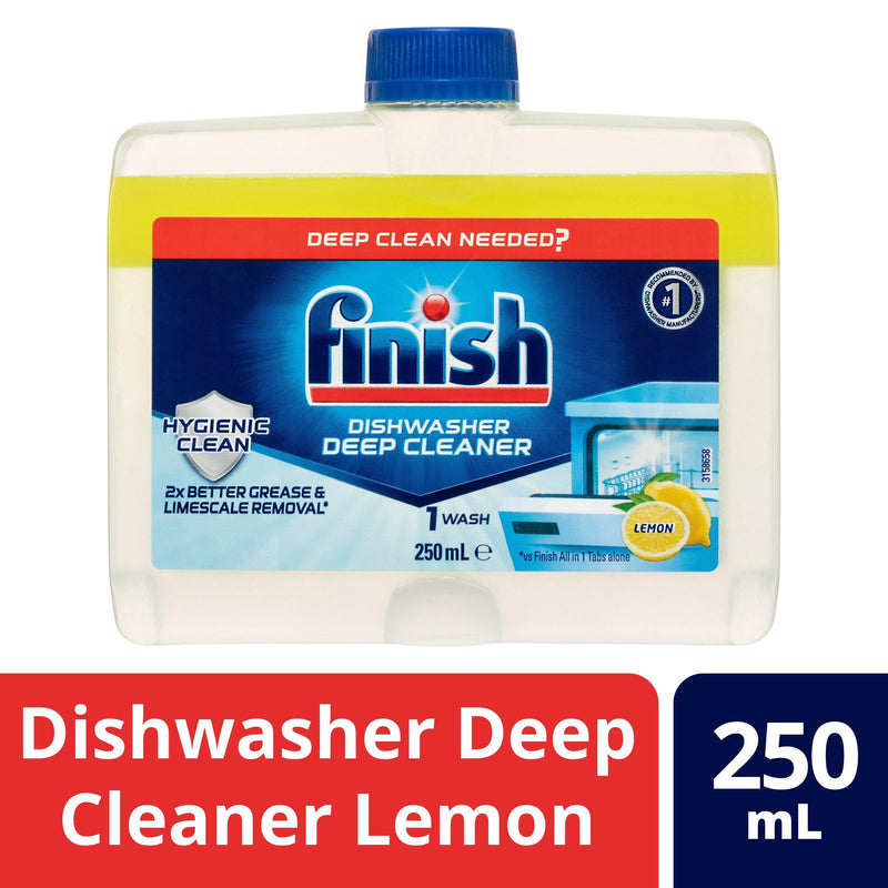 Finish Dishwasher Cleaner Lemon 250ml NZ - Bargain Chemist