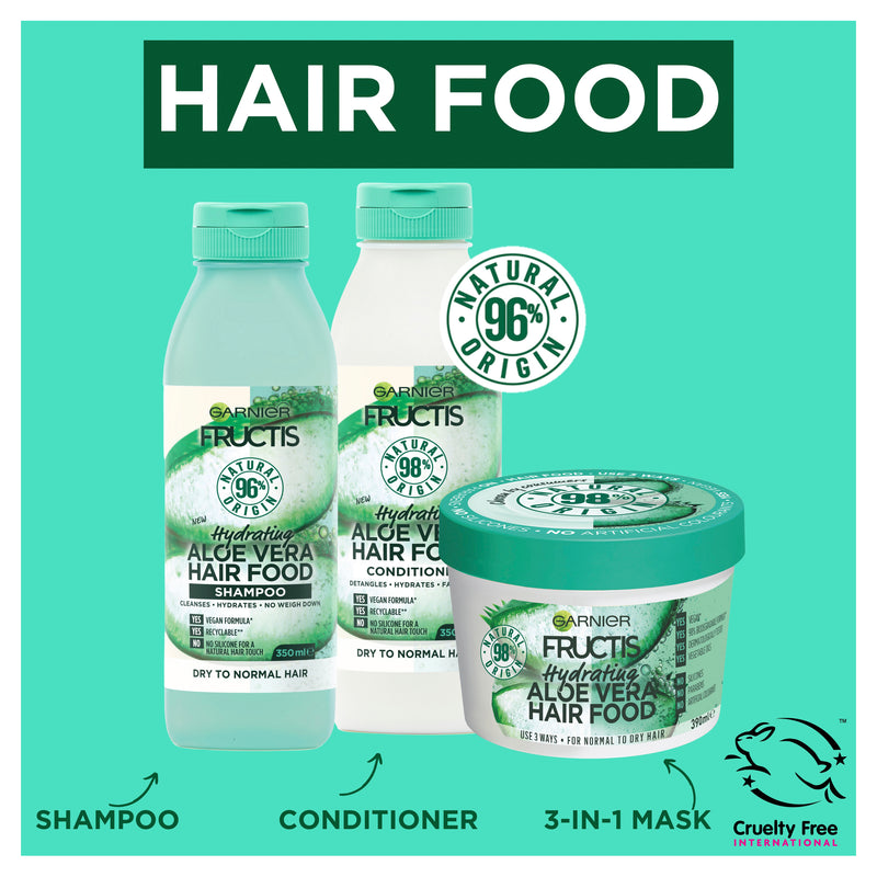 Garnier Fructis Hair Food Normal to Dry Hair Hydrating Aloe Vera 390ml