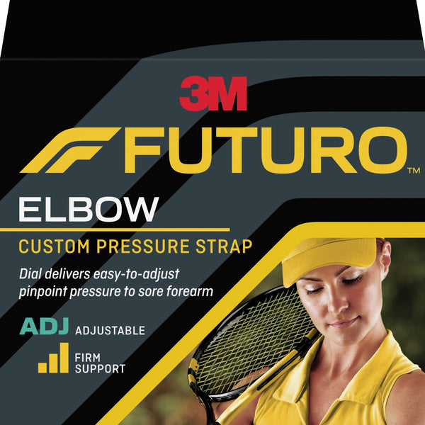 FUTURO Sport Custom Dial Tennis Elbow Strap, Adjustable 