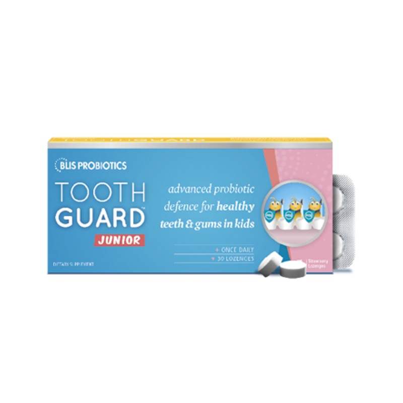 Blis ToothGuard Junior with BLIS M18 Lozenges 30 Strawberry