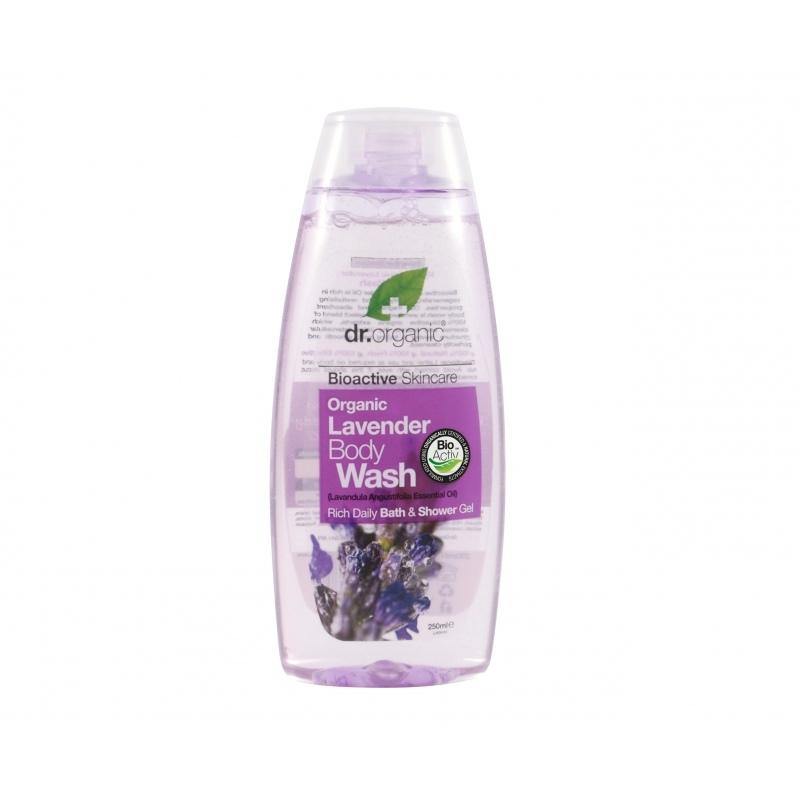 Dr Organic Lavender Body Wash 250ml NZ - Bargain Chemist