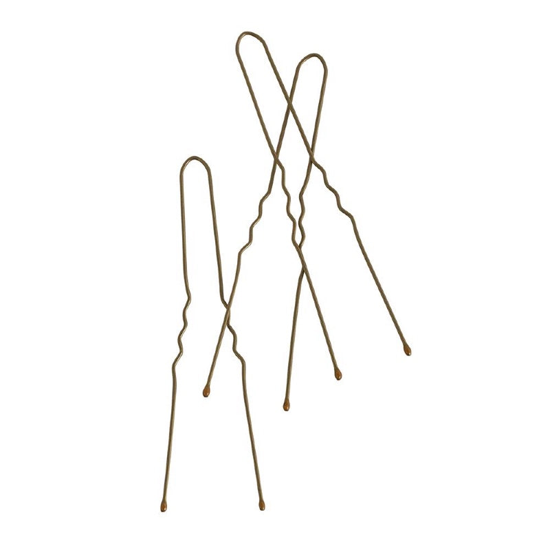 Mae. Hair Pins 5cm Brown 62 Pack