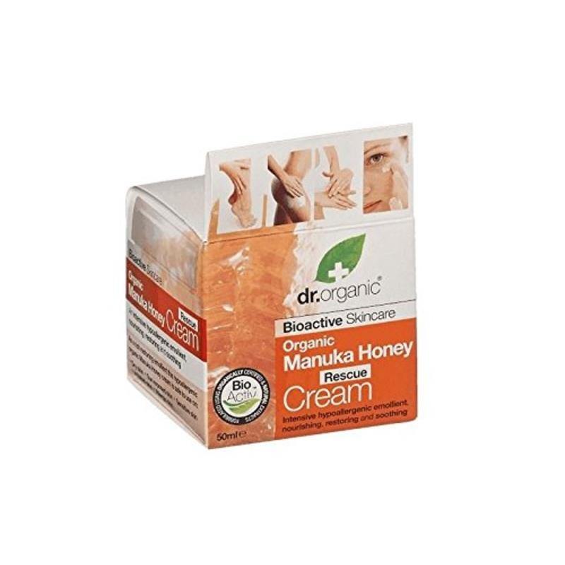 Dr Organic Manuka Honey Rescue Cream 50ml NZ - Bargain Chemist