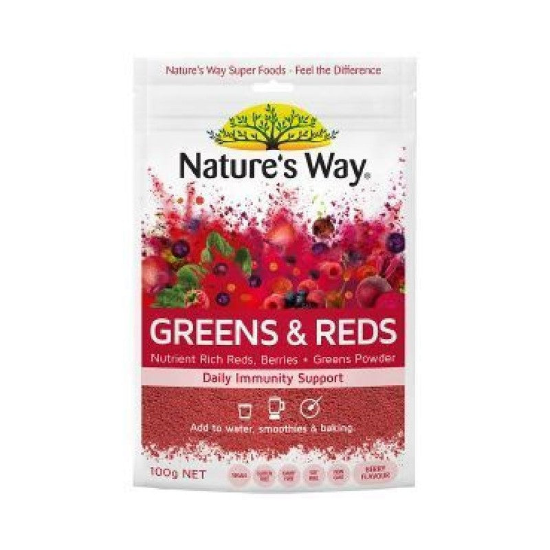 Nature's Way Super Food Greens & Reds 100g