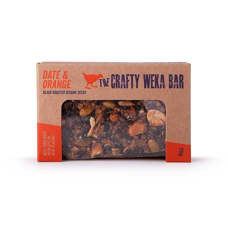 The Crafty Weka Bar — Date & Orange 75g