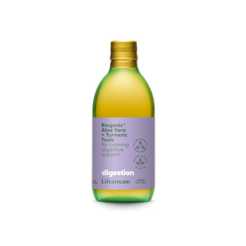 Lifestream Biogenic Aloe Vera + Turmeric Tonic 500ml