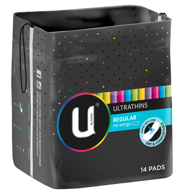 U by Kotex Regular Ultrathins 14 Pack