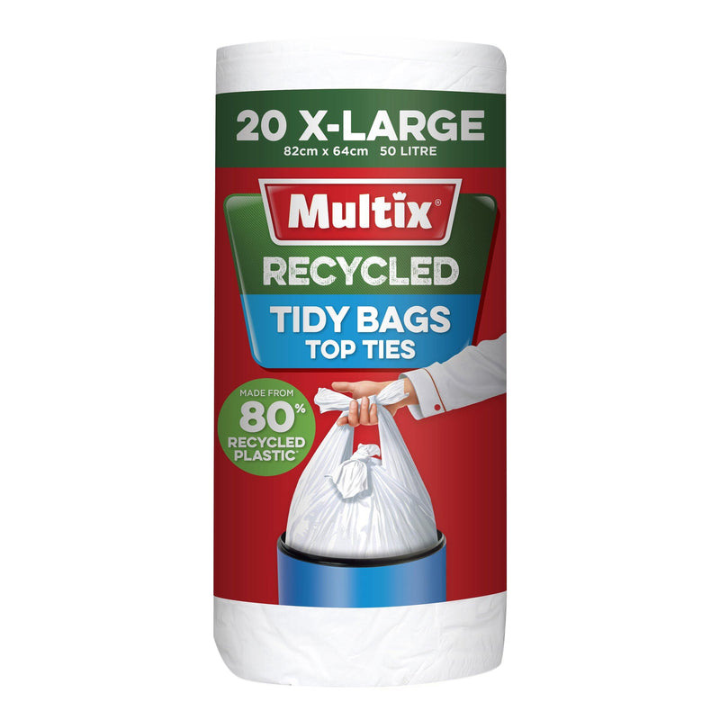 Multix Recycled Kitchen Tidy Bag XLarge 20pk NZ - Bargain Chemist