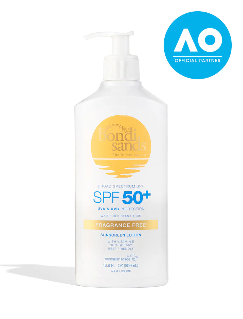 Bondi Sands SPF 50+ Fragrance Free Sunscreen Lotion Pump 500ml