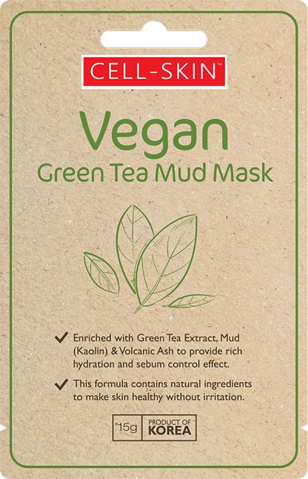 Cell-Skin Vegan Green Tea Mud Mask