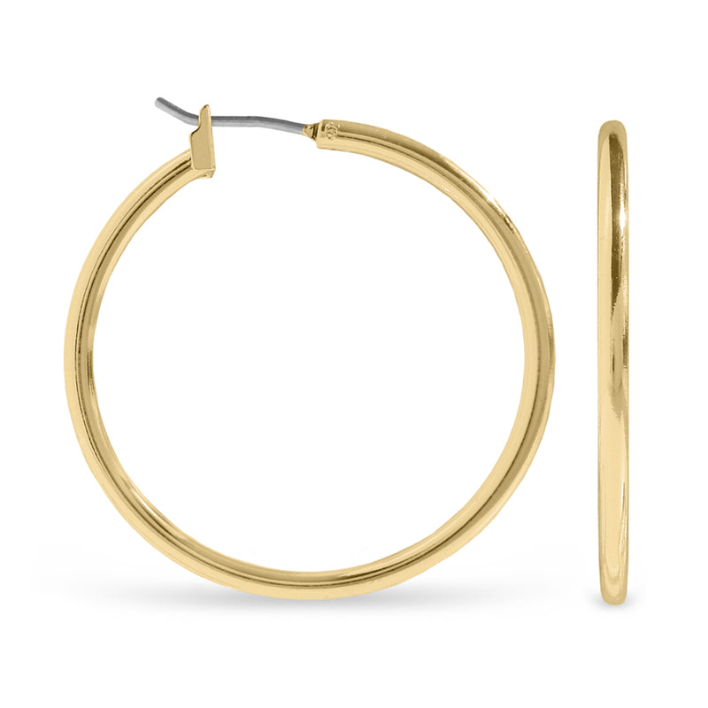 EarSense F494-2 25mm Gold Hoop