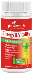 Good Health Energy & Vitality 60 Capsules