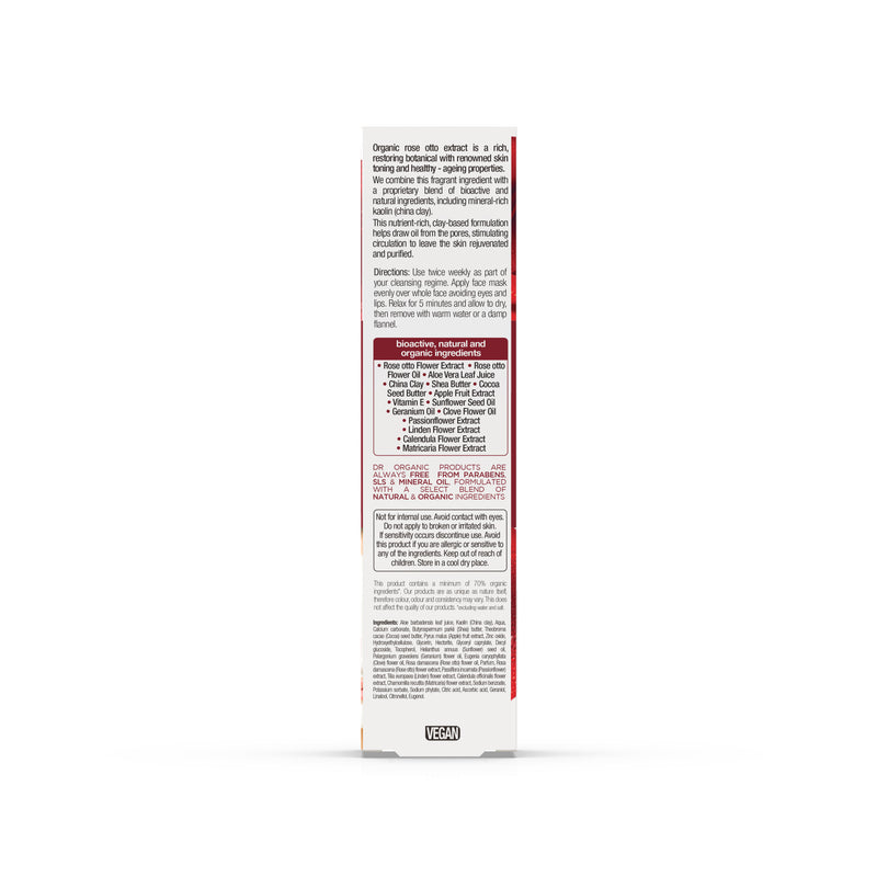 Dr Organic Rose Otto Face Mask 125ml