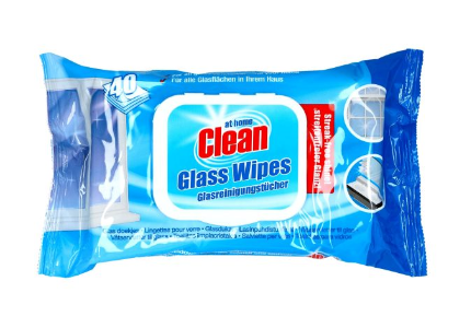 AtHome Glass Wipes 40pk