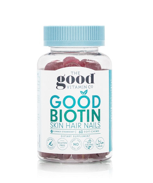 The Good Vitamin Co Good Biotin Skin Hair Nails Chewables 60 Pack