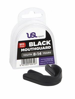 USL Sport Gel Max Mouthguard Youth 8 - 14 Years Black