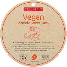 Cell-Skin Vegan Vitamin Sheet Mask