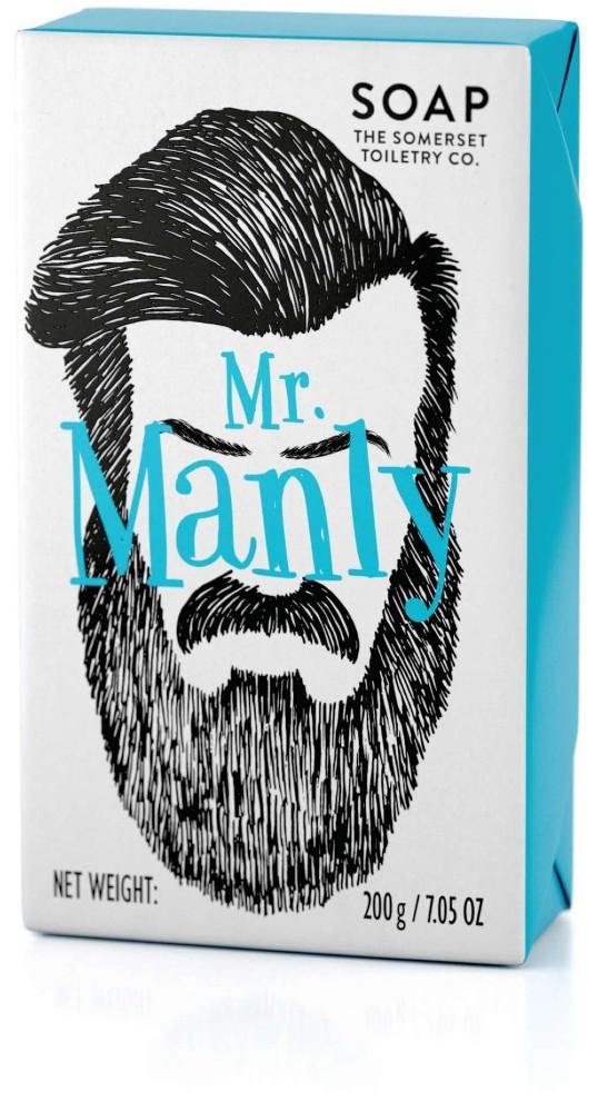 MR BEARD Mr Manly Soap Bar 200g NZ - Bargain Chemist